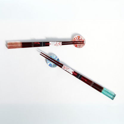 ISSOU Shio Kaze Wooden Chopsticks Wedding Gift Set His Hers Box