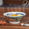 Ramen Bowl | Japanese Mino Ware Imari Handcrafted Imperial Ceramic Bowl