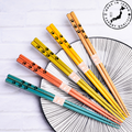 Chopsticks Set of 5 | Paw Print Handcrafted Wooden Japanese Chopsticks
