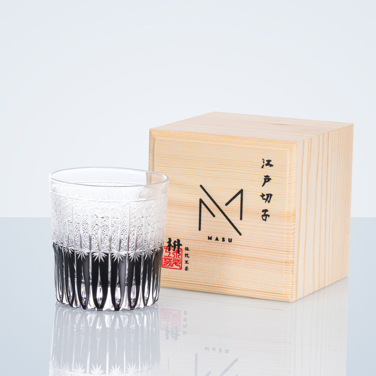 Whiskey Glass Stellar Nexus – Edo Kiriko Handcrafted Crystal