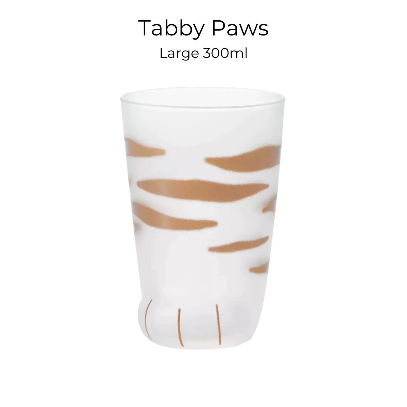 Cat Paw Glass Cup Japanese Neko Paw Print Drinking Glass Aderia Ishizuka Cute Cat Mug Made in Japan