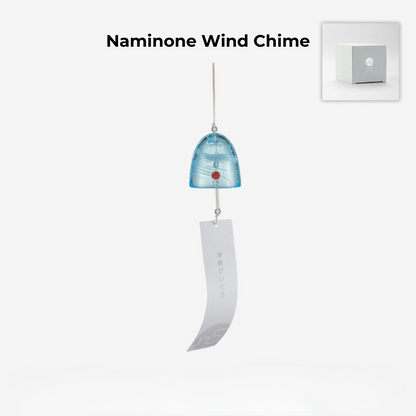 Glass Wind Chime Handcrafted Japanese Aderia Hand-Blown Hand-Painted Furin Home Decor Gift Made in Japan