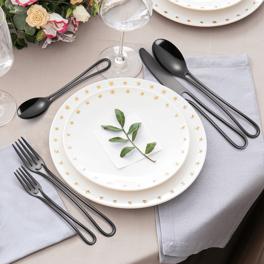 Flatware Set 5-Piece Stainless Steel | Hollow Handle Cutlery