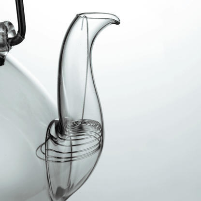 Glass Teapot Set | Wood Handle Japanese Tea Set with Cups