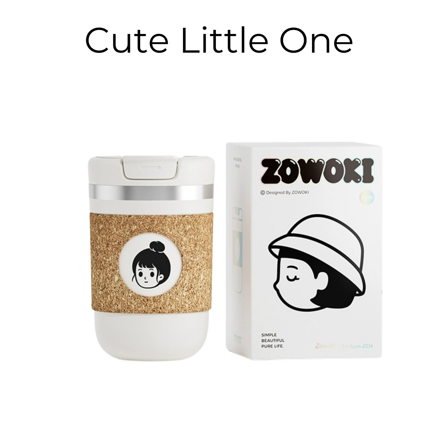 Travel Coffee Cup Stainless Steel | Leather Sleeve Tumbler