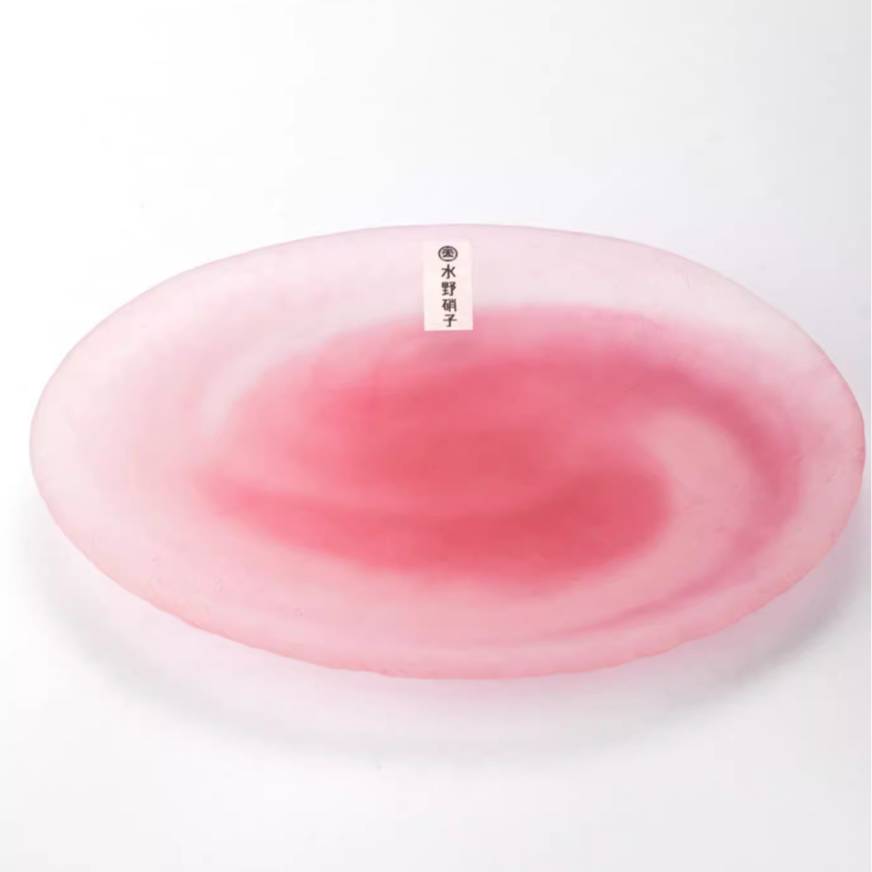 Decorative Glass Plate – Impressionistic Swirl Art 5 Colors