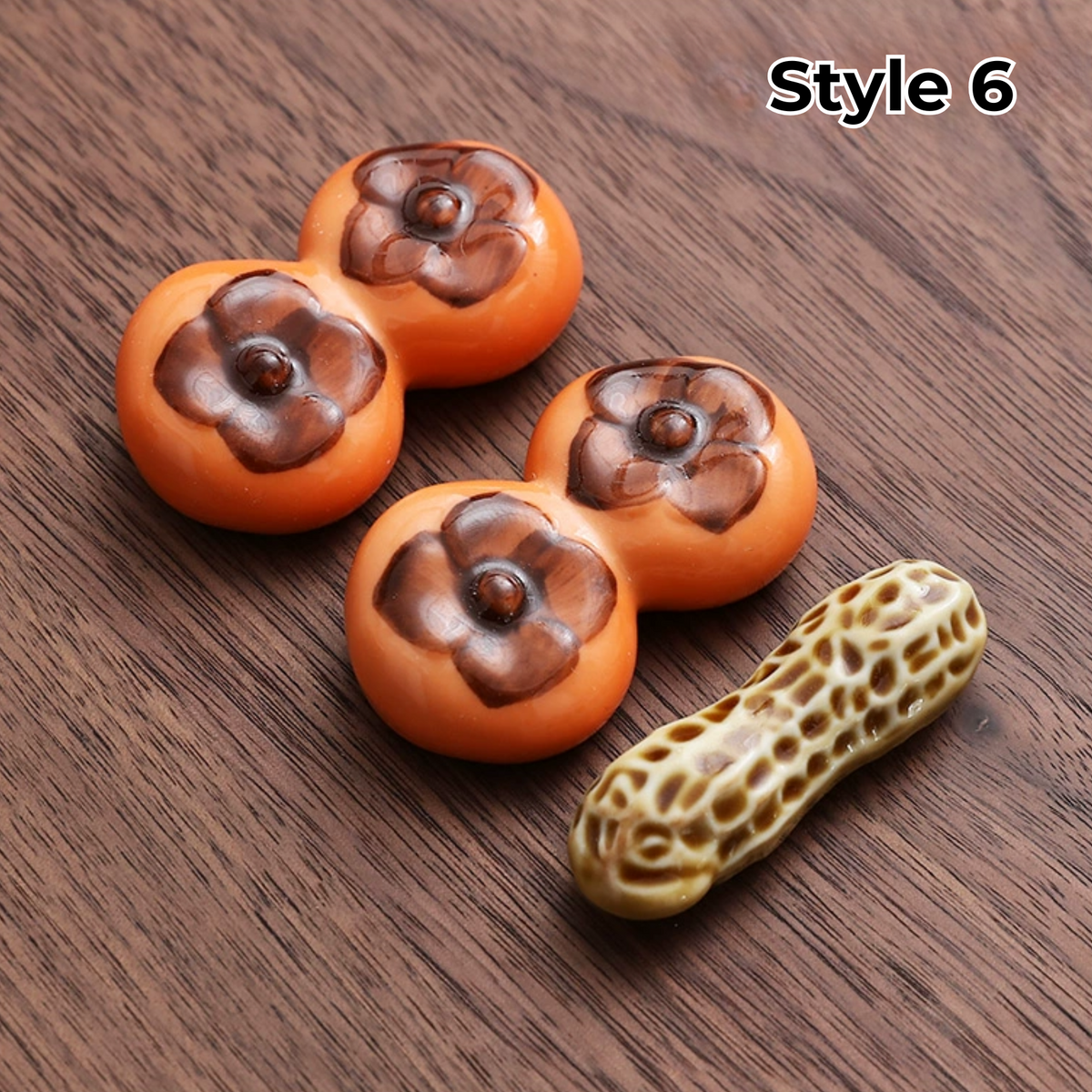 Chopstick Rest Ceramic Handcrafted Animal Fruit Design Japanese Table Decor Set of 3 Cute Chopstick Holder