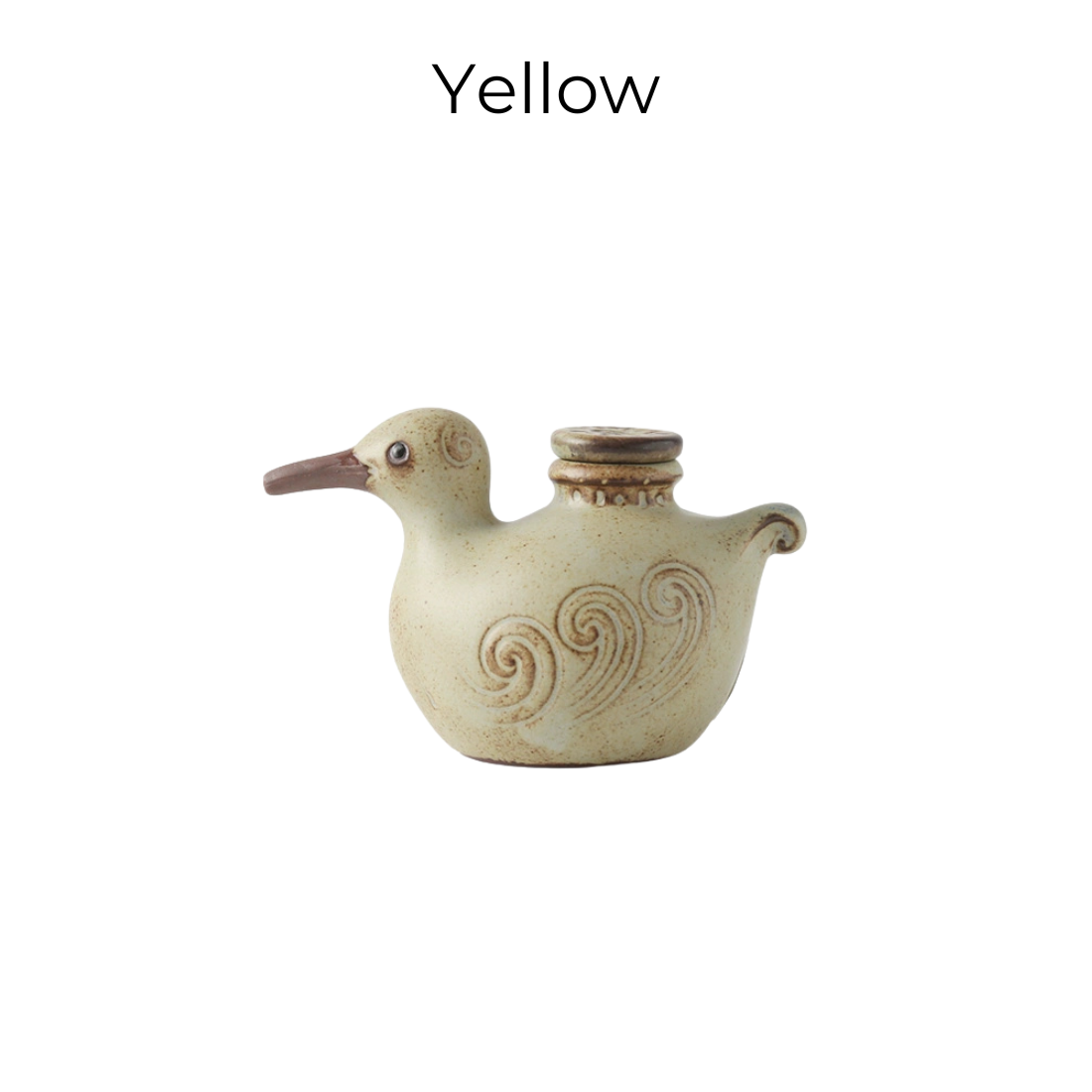Soy Sauce Dispenser Duck Shape | Seto Ware Ceramic Handcrafted