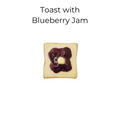 Toast with Blueberry Jam