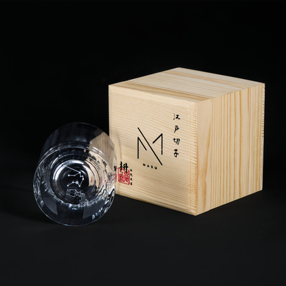 Whiskey Glass Zodiac Constellation – Edo Kiriko 12 Signs Crystal