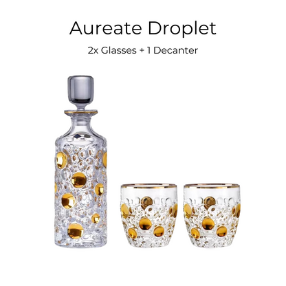 Crystal Whisky Decanter Set – Bohemia Lisboa Eleganza Bohemian Glass
