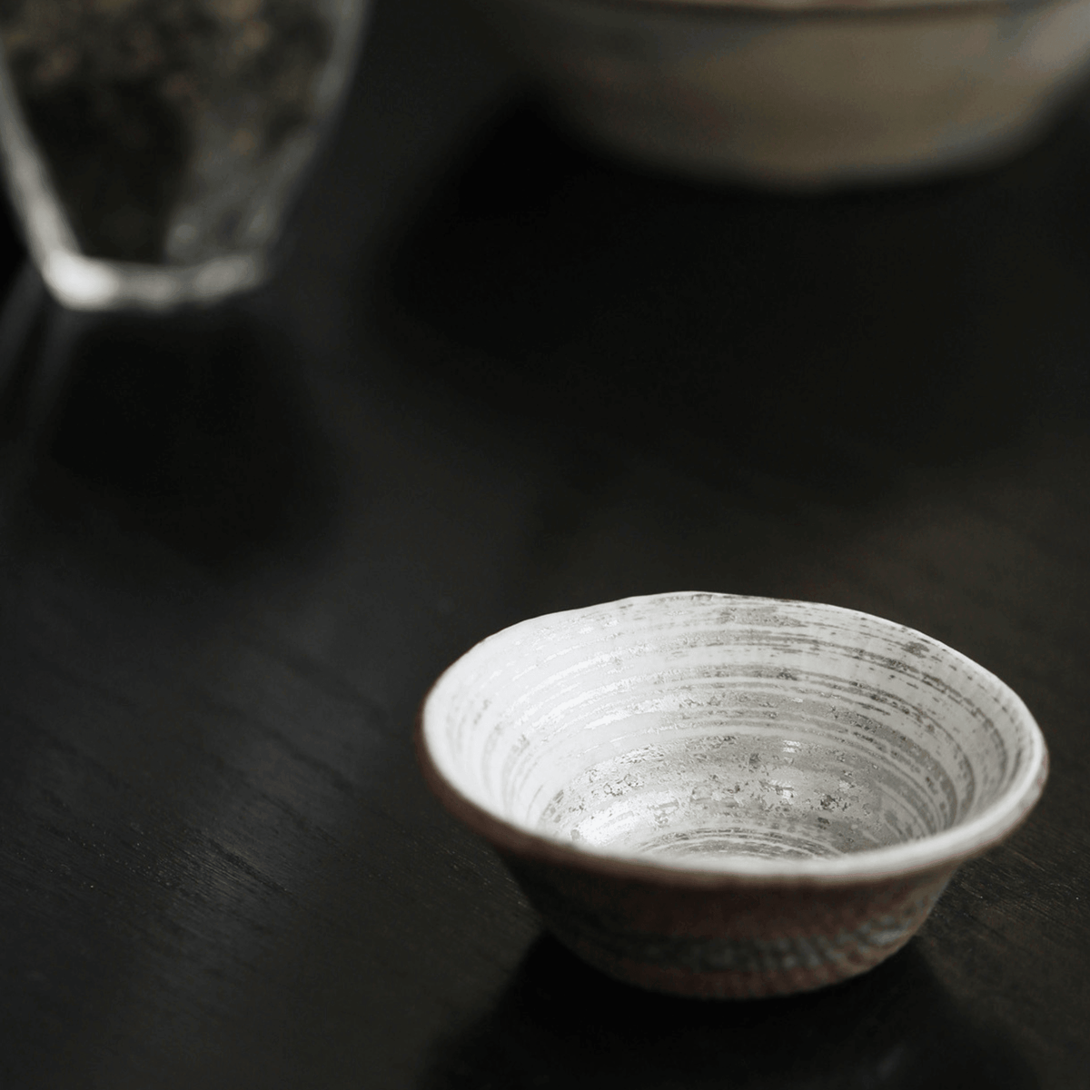 Japanese Tea Set for 6 | Golden Glazed Ceramic Teacups Handcrafted
