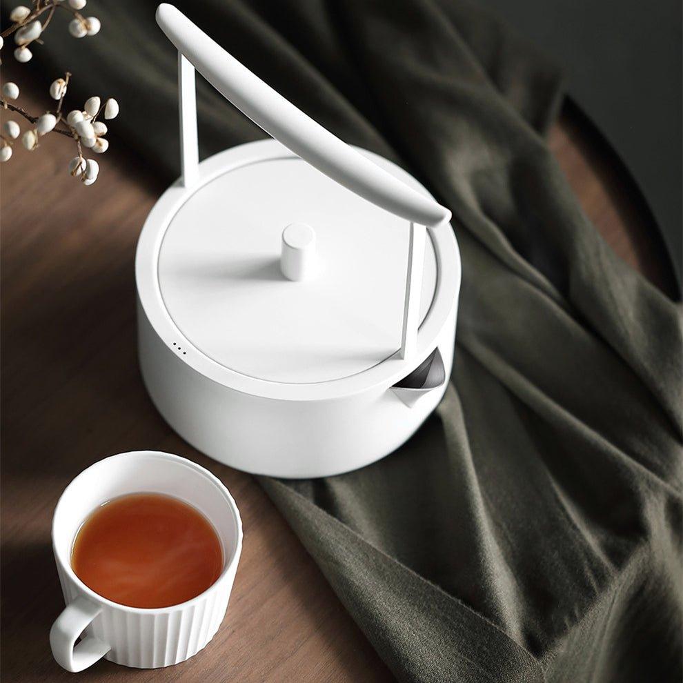 Electric Water Kettle – Torii Minimalist White Stainless Steel