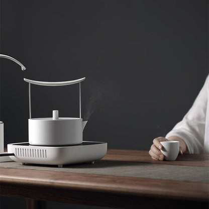Electric Water Kettle – Torii Minimalist White Stainless Steel
