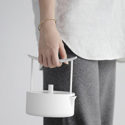 Electric Water Kettle – Torii Minimalist White Stainless Steel