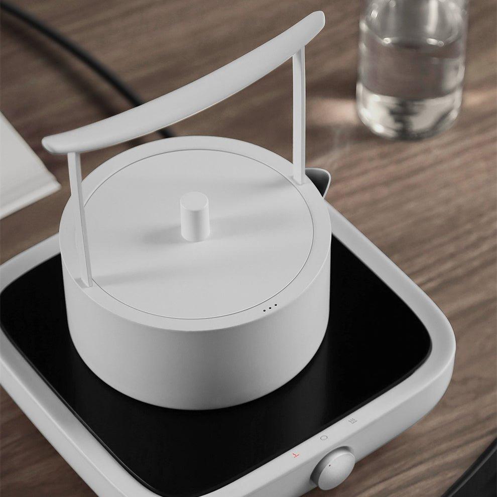 Electric Water Kettle – Torii Minimalist White Stainless Steel
