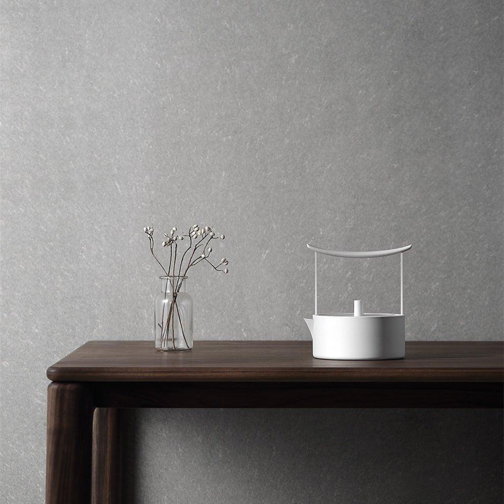 Electric Water Kettle – Torii Minimalist White Stainless Steel