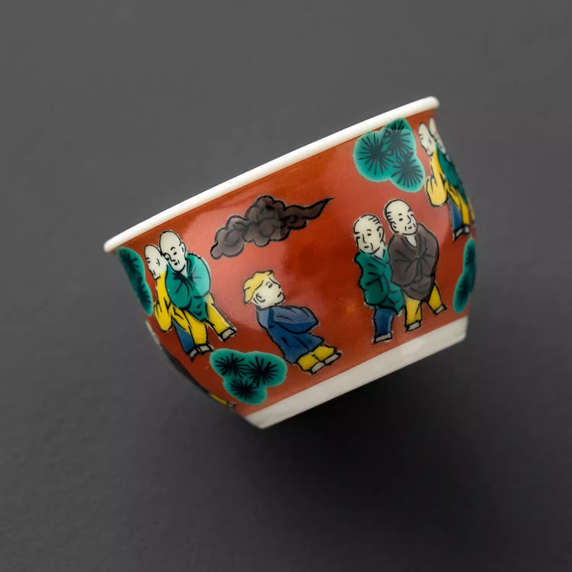 Japanese Tea Cup Set Kutani Porcelain 6 Styles | Handpainted