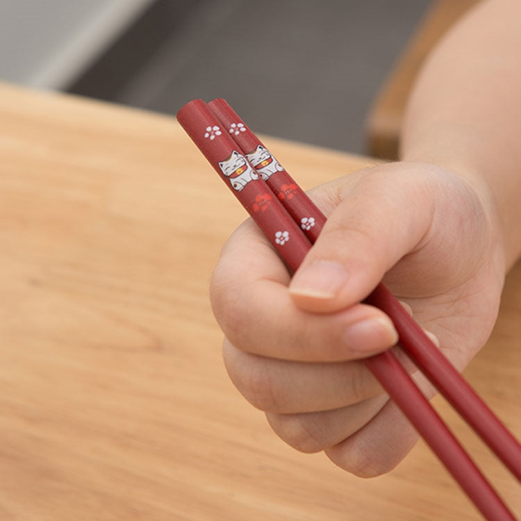 Japanese Chopsticks Set of 5 – Lucky Cat Sakura Rabbit Fuji