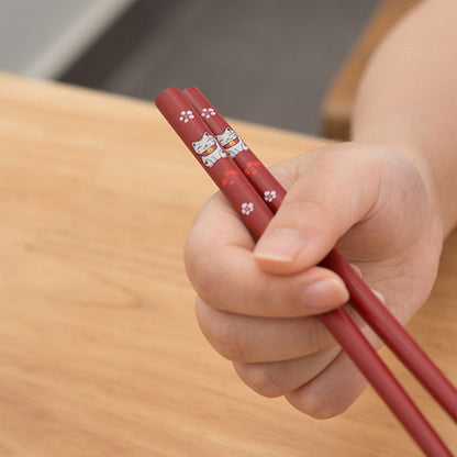 Japanese Chopsticks Set of 5 – Lucky Cat Sakura Rabbit Fuji