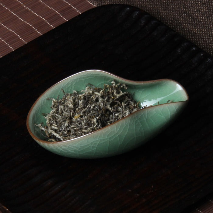 Longquan Celadon Ice Crack Cha He Tea Holder, 5 Styles