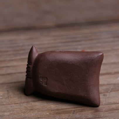 Tea Pet Purple Clay Mouse Wealth Zisha Gongfu Decor