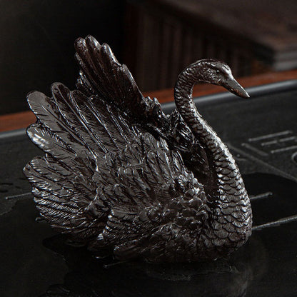 Color Changing Swan Tea Pet Set of 2 | Chinese Tea Decor