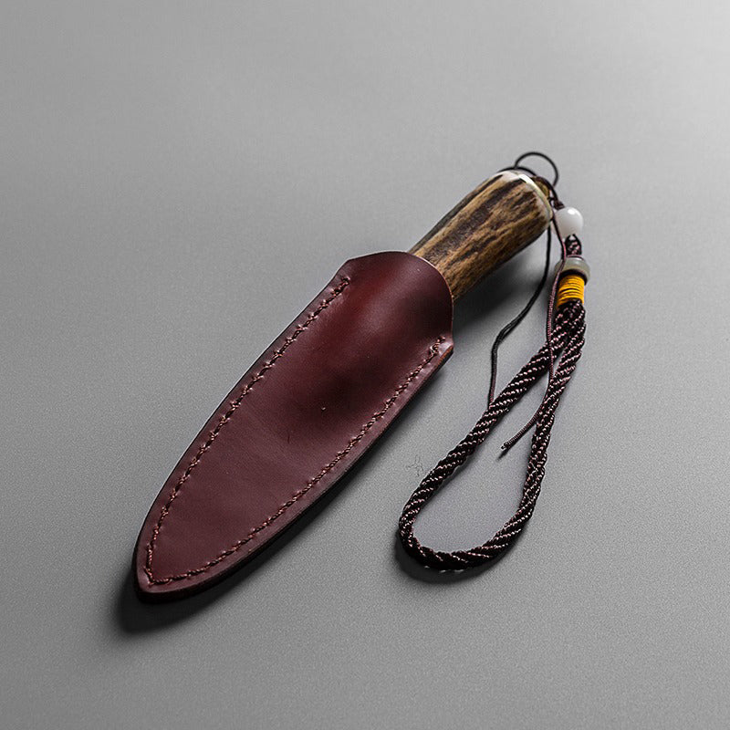 Pu-erh Tea Knife Poplar Wood with Leather Case – Tea Pry Needle