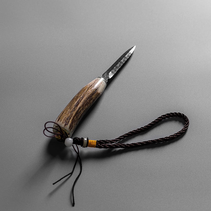 Pu-erh Tea Knife Poplar Wood with Leather Case – Tea Pry Needle
