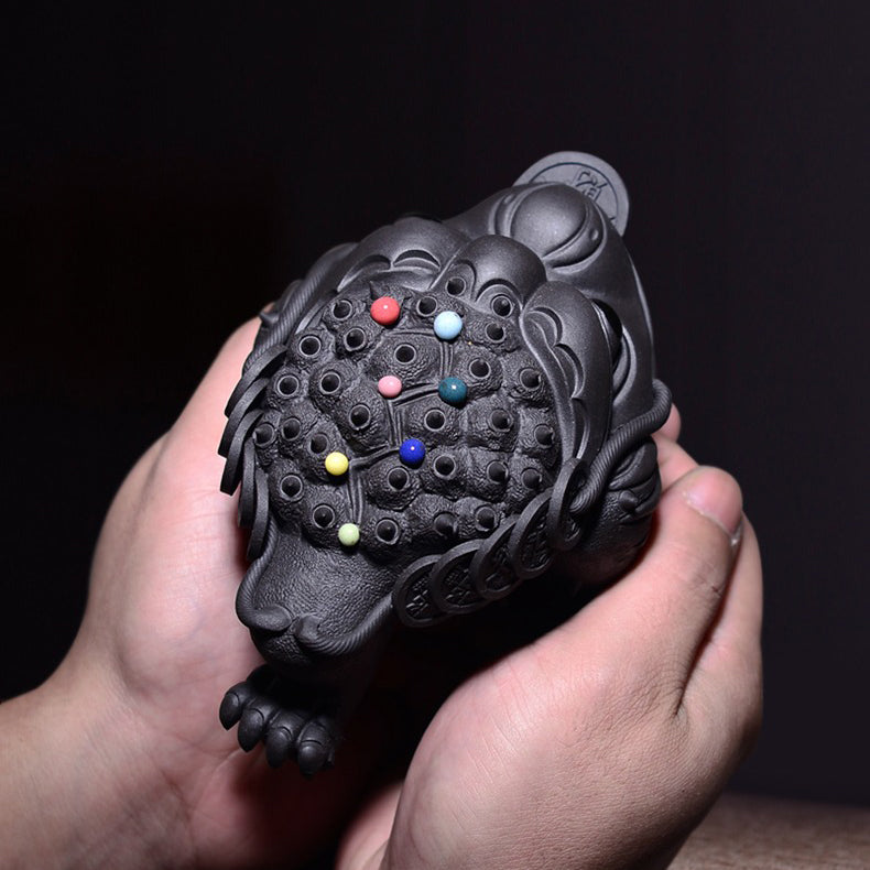 Toad Tea Pet Yixing Purple Clay Money Frog 2 Styles Gongfu