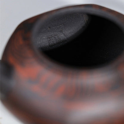 Yixing Purple Clay Teapot Hexagonal Zisha Gongfu