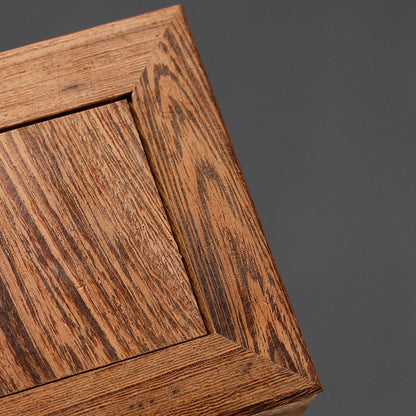 Wenge Wood Teapot Stand | Handcrafted Solid Wood Tea Tray Base for Tea Ceremony