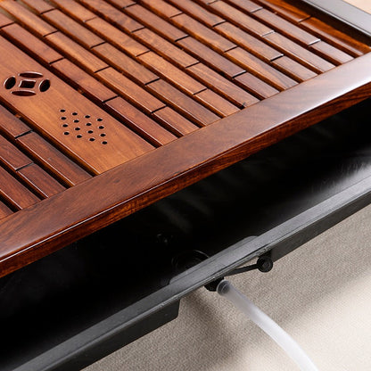 Rosewood Gongfu Tea Tray with Drainage – Large 58cm