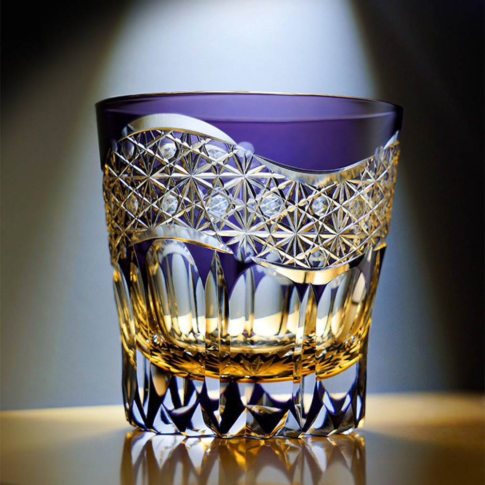 Edo Kiriko Fluorite Whisky Glass – Gradient Crystal
