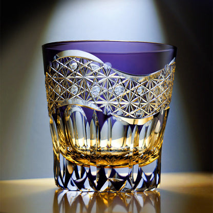 Edo Kiriko Fluorite Whisky Glass – Gradient Crystal
