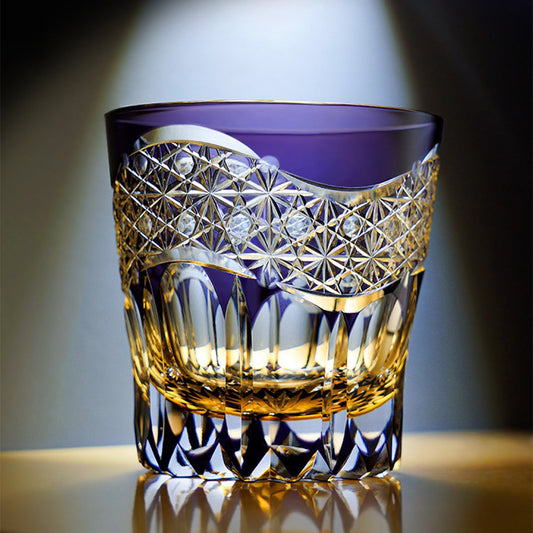 Edo Kiriko Fluorite Whisky Glass – Gradient Crystal