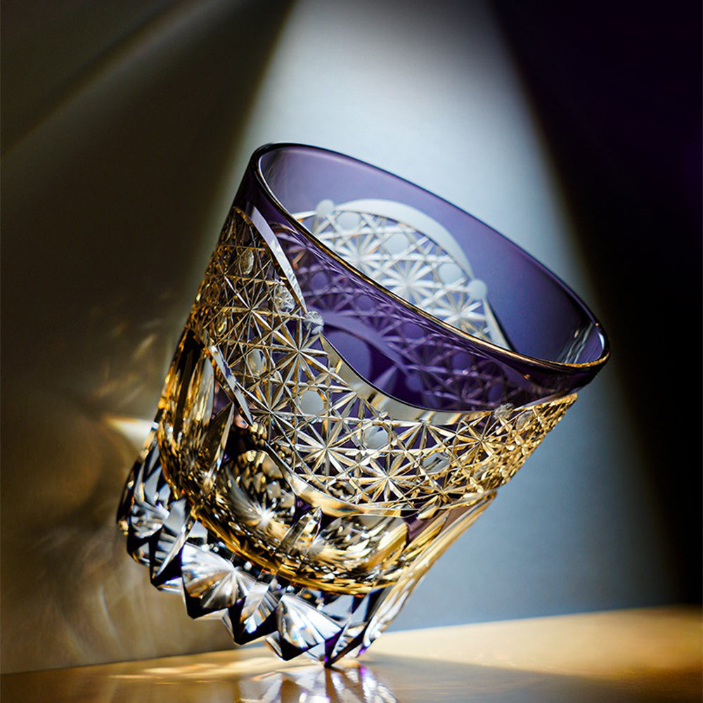 Edo Kiriko Fluorite Whisky Glass – Gradient Crystal