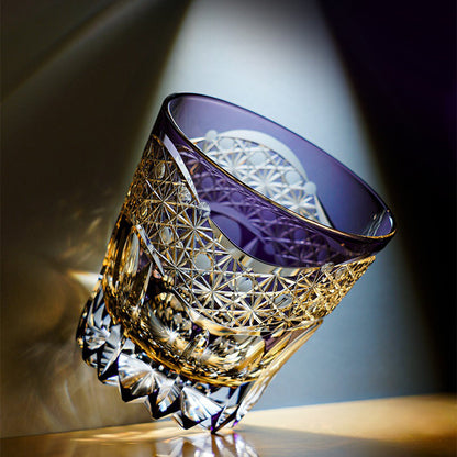 Edo Kiriko Fluorite Whisky Glass – Gradient Crystal
