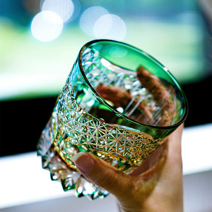 Edo Kiriko Fluorite Whisky Glass – Gradient Crystal