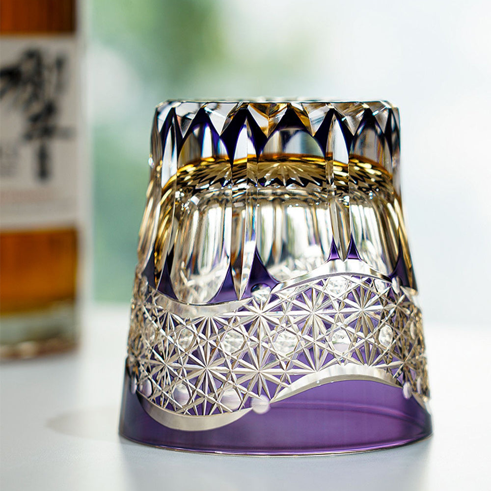 Edo Kiriko Fluorite Whisky Glass – Gradient Crystal