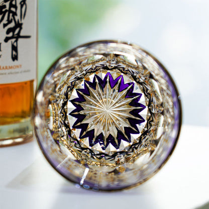 Edo Kiriko Fluorite Whisky Glass – Gradient Crystal