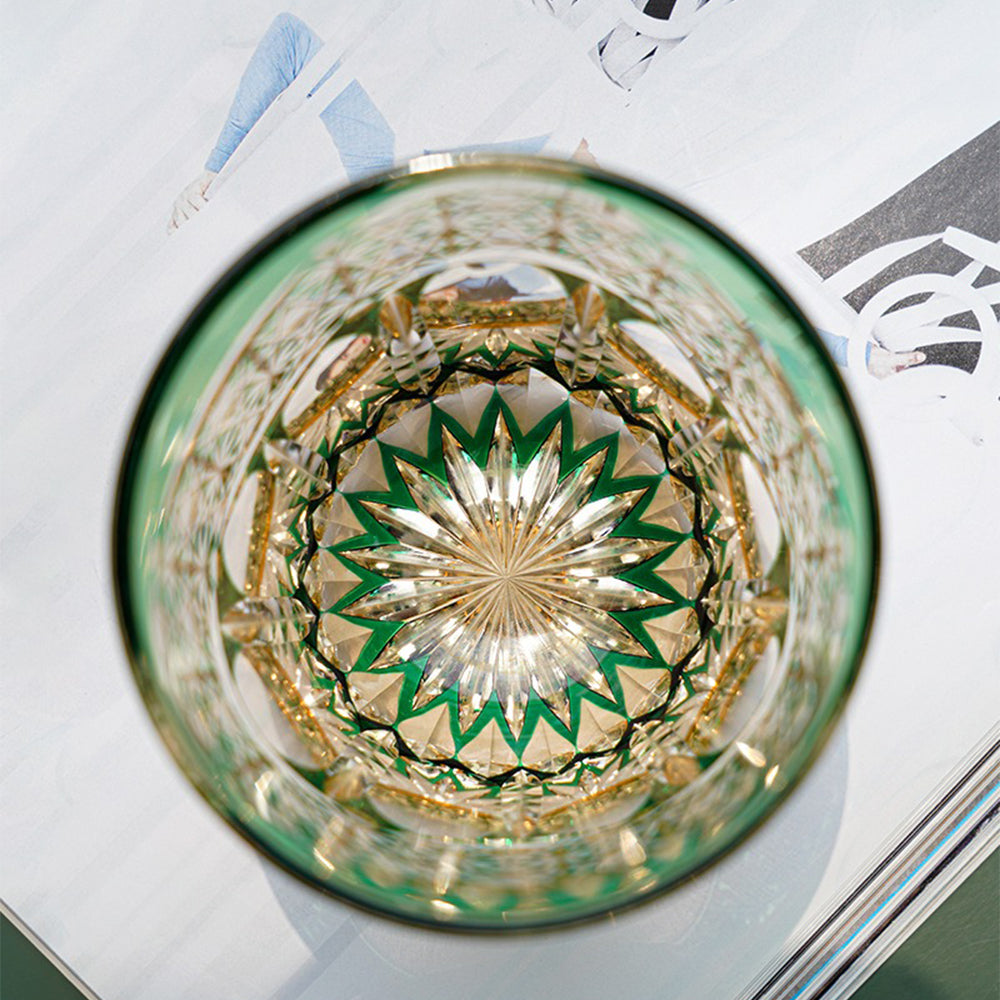 Edo Kiriko Fluorite Whisky Glass – Gradient Crystal
