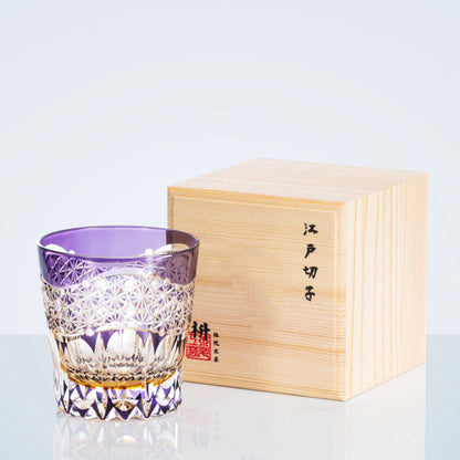 Edo Kiriko Fluorite Whisky Glass – Gradient Crystal