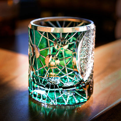 Edo Kiriko Planet Whisky Glass – Starry Cut Crystal