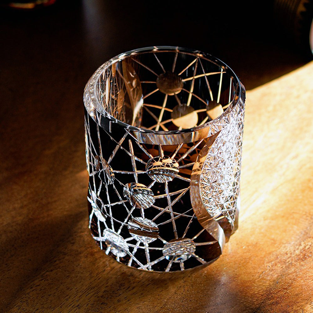 Edo Kiriko Planet Whisky Glass – Starry Cut Crystal