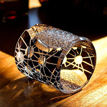 Edo Kiriko Planet Whisky Glass – Starry Cut Crystal