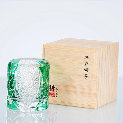 Edo Kiriko Planet Whisky Glass – Starry Cut Crystal