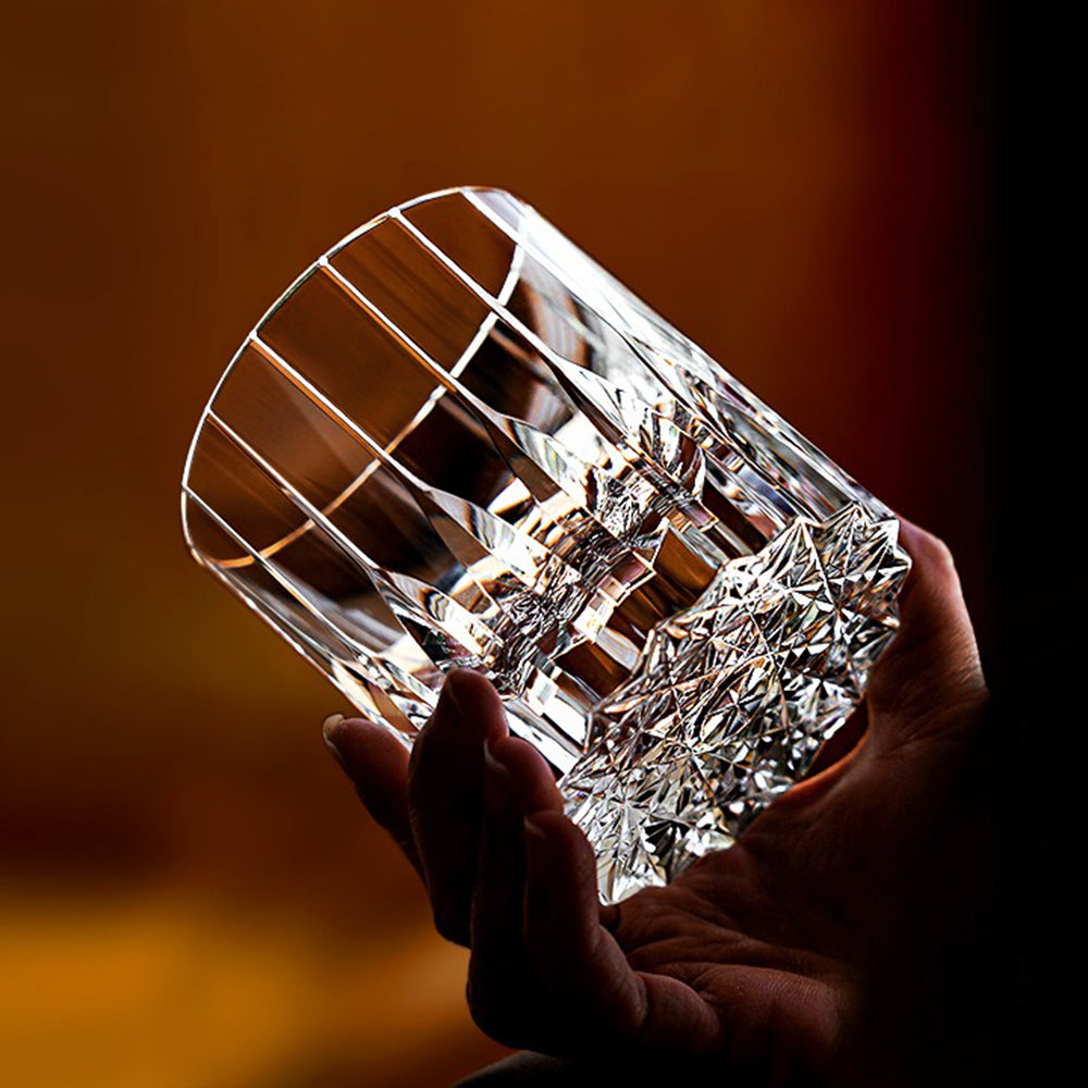 Edo Kiriko Starburst Whisky Glass – K9 Crystal