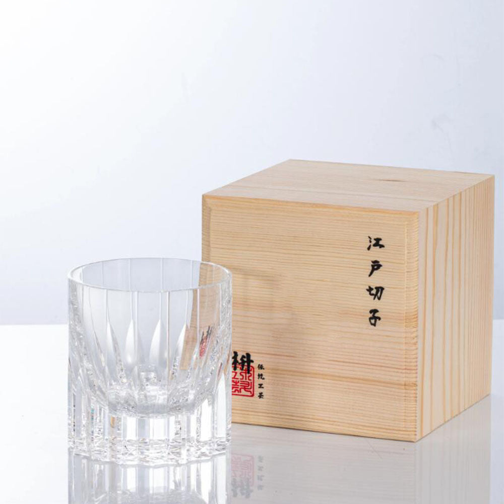 Edo Kiriko Starburst Whisky Glass – K9 Crystal