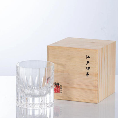 Edo Kiriko Starburst Whisky Glass – K9 Crystal